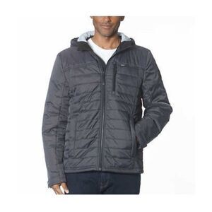 Gerry Quilted Puffer Jacket Gray Men's XXL Insulated NWT Jersey Knit Lining